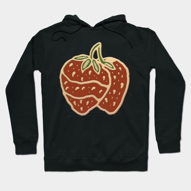 Vintage Strawberry Hoodie by Merchsides